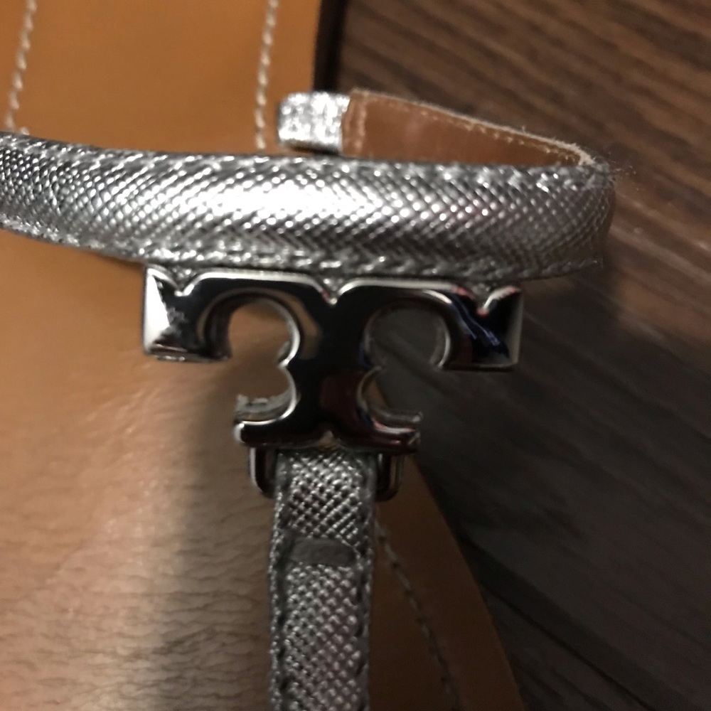Tory Burch Silver Sandals - Picture 4 of 4
